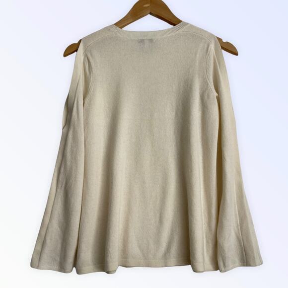 Joie Cashmere Blend Amalyn Cold Shoulder Sweater Size XXS - Picture 4 of 6